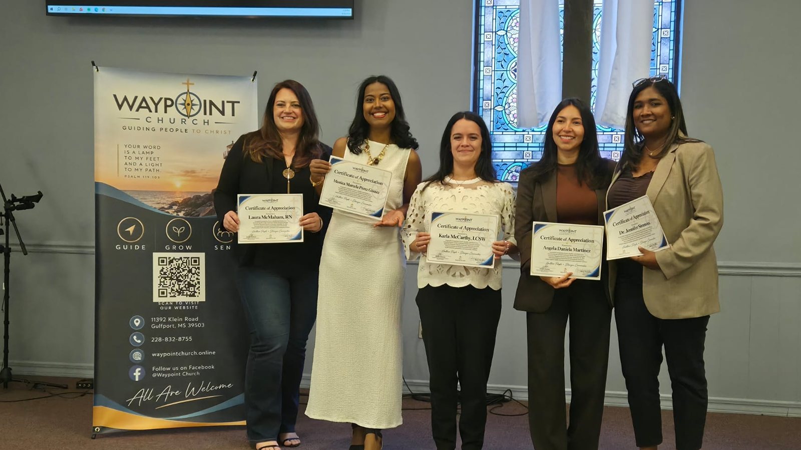 Healthcare professionals honored at the Waypoint health seminar